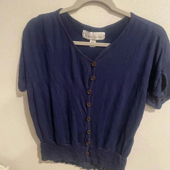 French Laundry button up blouse size Large - Picture 2 of 4
